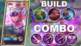 How To Freya 2024  Freya Build amp Combo Tutorial 2024  Mobile Legends [upl. by Fischer]