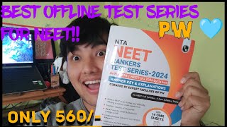 PW RANKERS TEST SERIES OFFLINE UNBOXING amp REVIEW NEET 2024  MEDIC KARMA [upl. by Holms133]