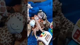 Abigail LOVES her 🦒 🦒 🦒 🦒 reborn rebornmom dolls mom rebornmommy reborndolls [upl. by Gnut546]