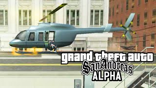 GTA San Andreas Alpha Edition Mission Torenos Last Flight [upl. by Oly]