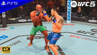 Kamaru Usman vs Colby Covington  UFC 268 on ABC Full Fight  PS5 Gameplay  4K [upl. by Etana]