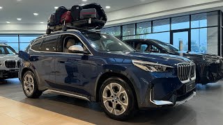 BMW iX1 xDrive30 in Phytonic Blue Walkaround INTERIOR amp EXTERIOR [upl. by Arundel]