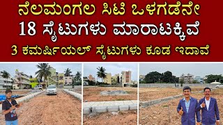 SITE FOR SALE IN NELAMANGALA CITY  18 SITES AVAILABLE  20X40 SITES [upl. by Blinnie945]