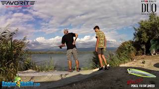 Duo Realis Pencil 110 SW limited VS Seabass Live Strike [upl. by Goodard16]