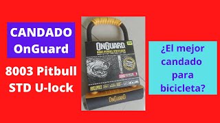 Candado OnGuard 8003 Pitbull STD Ulock para bicicleta [upl. by Gerger]