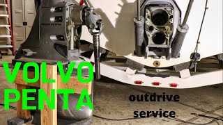 Volvo Penta outdrive service [upl. by Doolittle41]