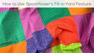 How to Use Spoonflowers FillaYard Feature [upl. by Fritze775]