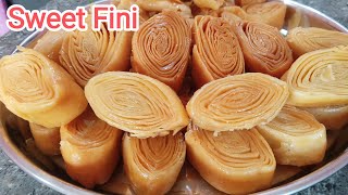 How to make KhajaFini recipe Sweet Fini recipeKhaja recipeखाजा मिठाई बनाउने सजिलो तरीका [upl. by Simonne480]