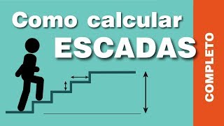 Cálculo de escada fácil e simples Passo a passo de como calcular as medidas da sua escada [upl. by Atinuhs]