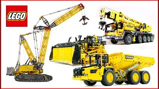 LEGO COMPILATION Best Of All Construction Lego Technic Sets  Speed Build  Brick Builder [upl. by Annuahs672]