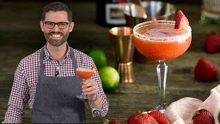 Strawberry Margarita Recipe [upl. by Neztnaj133]