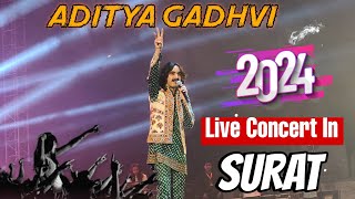 Aditya Gadhvi  Live Concert In Surat 2024  AdityaGadhvi Surat [upl. by Hunt]