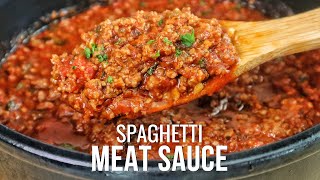 The Ultimate Spaghetti Meat Sauce Recipe [upl. by Greabe453]