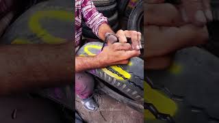 Old Tire Manual Retreading With Amazing Skills  Restoration old Tires [upl. by Ahseiyk821]