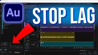 Fix Lagging Effects in Adobe Audition [upl. by Eelydnarb732]