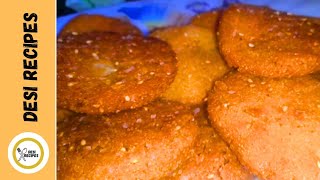 Meethi Tikiyan Recipe ❤️ By Desi Recipes ❤️  Koondey Ki Tikiyan [upl. by Akkina]