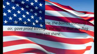 American National Anthem  quotThe Star Spangled Bannerquot EN [upl. by Yroj]