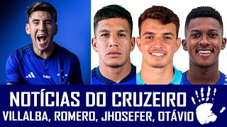 NOTÍCIAS DO CRUZEIRO VILLALBA LUCAS ROMERO OTÁVIO E JHOSEFER NO VALLADOLID [upl. by Tucky]