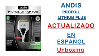 Andis Shaver Plus  UNBOXING En Español  ACTUALIZADO [upl. by Race]