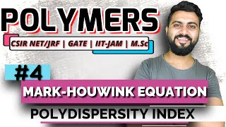 Polymers  Lec4  MarkHouwnik Equation  CSIR NETJRF  GATE  IITJAM  MSc  BSc [upl. by Imoen369]