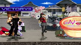 MUGEN Impetration 43 Team Red Bird VS Team Mordecai [upl. by Dag]