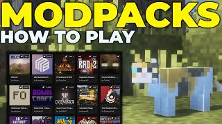 How To Get Modpacks in Minecraft Java Edition [upl. by Ardnovahs]