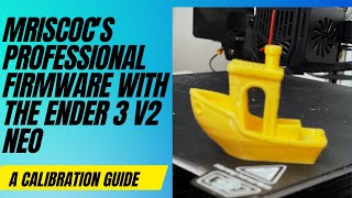 mriscocs Professional Firmware with the Ender 3 v2 Neo A Calibration Guide [upl. by Sammy]