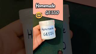 Diy homemade gesso 🥰diy homedmadegesso youtubeshorts [upl. by Bausch]