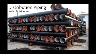 Water Distribution  Pipe Joints [upl. by Siegel658]