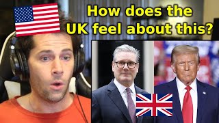 American Reacts to What Trumps Victory Means for the UK [upl. by Naol]