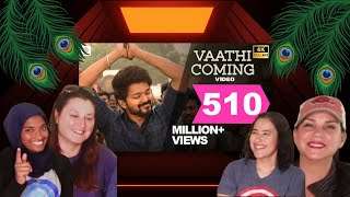 Americans react to Master  Vaathi Coming Video ThalapathyVijayAnirudhRavichanderLokeshKanagaraj [upl. by Ettevol712]