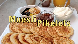 Muesli Pikelet Hotcakes cheekyricho Tutorial [upl. by Mont401]