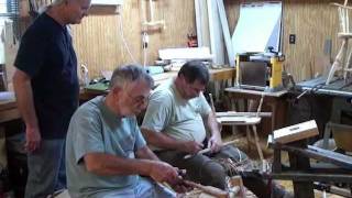 Father and son learn Windsor Chair making [upl. by Aneehsram]