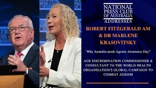 IN FULL Robert Fitzgerald AM amp Dr Marlene Krasovitskys Address to the National Press Club [upl. by Norak]