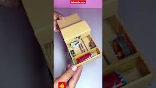 Make Rccar with dcmotor automobile cardboard diy creativecardboard howtomake toys ytshorts [upl. by Aisyat]