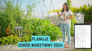 PLANUJE OGRÓD WARZYWNY 2024 Płodozmian w ogrodzie Uprawa warzyw [upl. by Aysab]