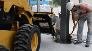 Quick and Easy Concrete Job  Danuser Mega Mixer [upl. by Nileuqay]