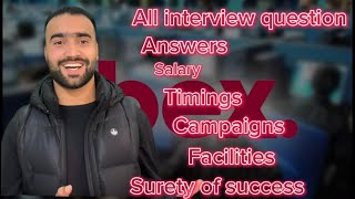 Ibex interview I question and answers  ibex call centre salary  ibex reality  work environment [upl. by Oigroeg362]