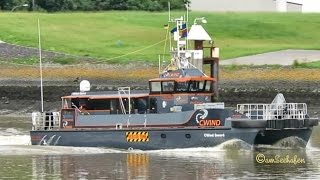 high speed craft CWIND SWORD 2IAE5 MMSI 235108046 offshore crewboat Emden [upl. by Jaworski797]