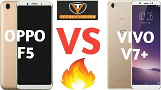 OPPO F5 VS VIVO V7  WHICH IS BETTER MY OPINIONS HINDI [upl. by Kcyrred993]