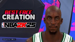 MOST ACCURATE KEVIN GARNETT FACE CREATION ON 2K25 HOW TO MAKE KG FACE CREATION on NBA 2K25 [upl. by Yahsal]