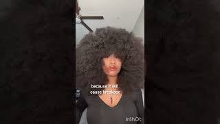 NATURAL HAIR TIPS FOR HEALTHY HAIR GROWTH shorts afrohair [upl. by Ahl]