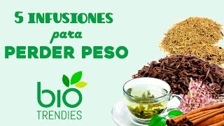 5 infusiones para adelgazar  Remedios naturales para bajar de peso [upl. by Warfield]