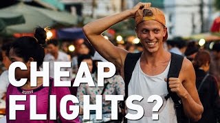 BUDGET BACKPACKING EP1 HOW TO FIND CHEAP FLIGHTS the basics [upl. by Anirrehs353]