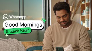 WhatsApp Good Mornings feat Zakir Khan  Message Privately with Multiple Layers of Protection [upl. by Mcquoid258]