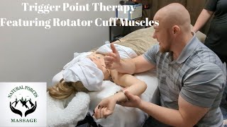 Rotator Cuff Muscle Trigger Points and Insertion and Origin Points [upl. by Yerga]