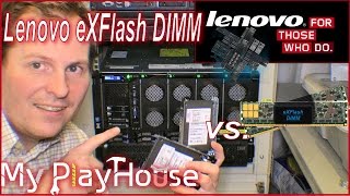 Comparing Lenovo eXFlash DIMMs with SSD´s  265 [upl. by Yhtamit]