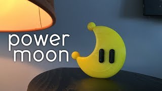 3D Printing A Power Moon from Mario Odyssey [upl. by Cosma86]