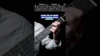 Wake Me Up When September Ends  Green Day  TABS Tutorial  Dr Guitar [upl. by Kcirdef]