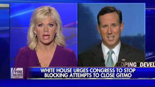 Santorum on Gitmo closure and the state of his campaign [upl. by Fachini]